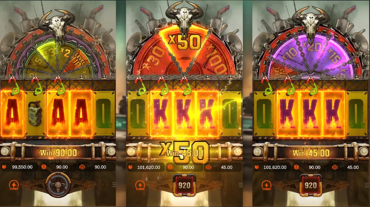 Power Clamps e rodas multiplicadoras no Doomsday Rampage